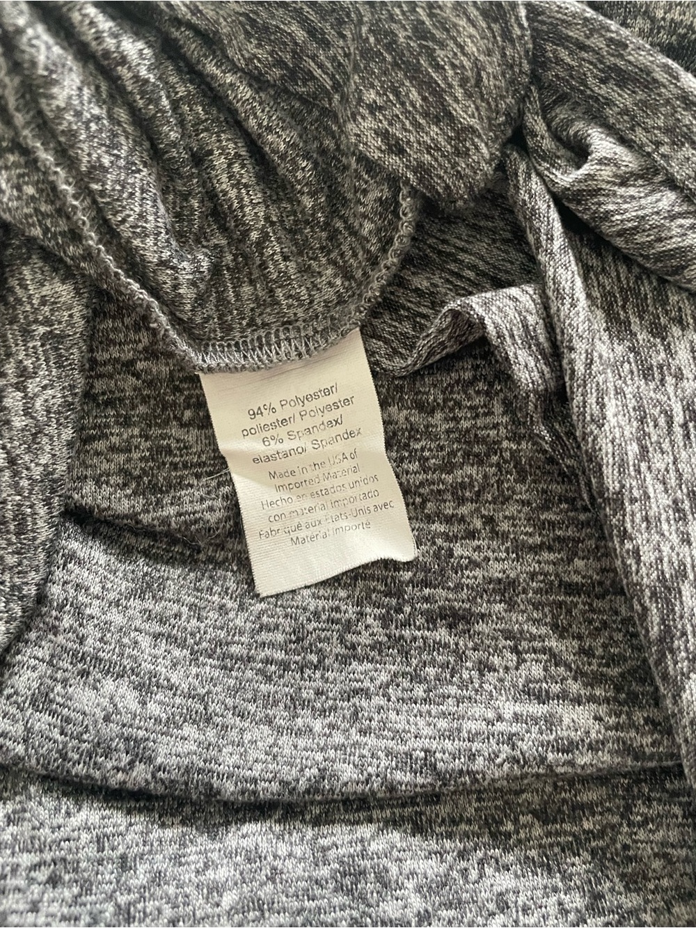 Beyond Yoga Heather Gray Marled Tank Top